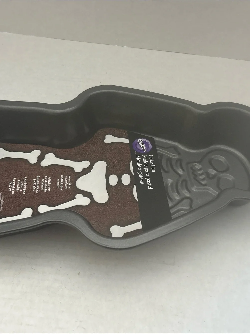 Wilton Grey Metal Skeleton Non Stick Cake Pan/Mold NWWT